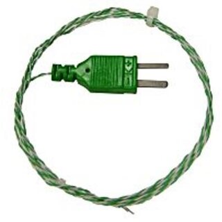 Thermocouple, 10m PTFE Lead, Exposed Junction, Plug, -75 to +250C