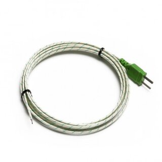 High-Temperature Thermocouple Type K, Exposed Tip, Plug, -40 to +1000C