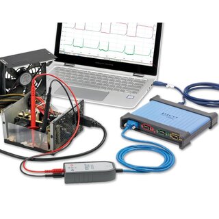 PicoScope 4444, 4-Channel- Differential Oscilloscope Kit for Mains Voltage and Current Measurements