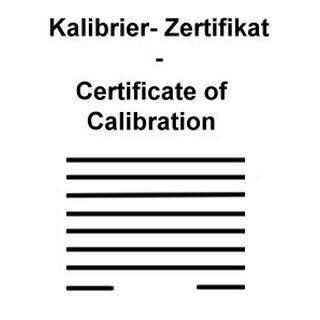 Calibration Certificate (Factory Calibration) for Pico TC-08, 8-Channel Datalogger for Thermocouples