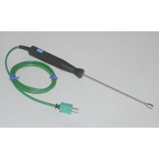 Thermocouple, Ribbon Surface Probe, 1m Lead, Plug, -75 to +250C