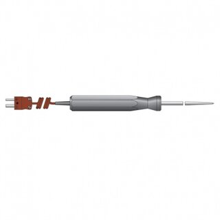 Penetration Probe, Thermocouple Type T, 130mm with Coiled Cord and Plug,  -75 to +250C